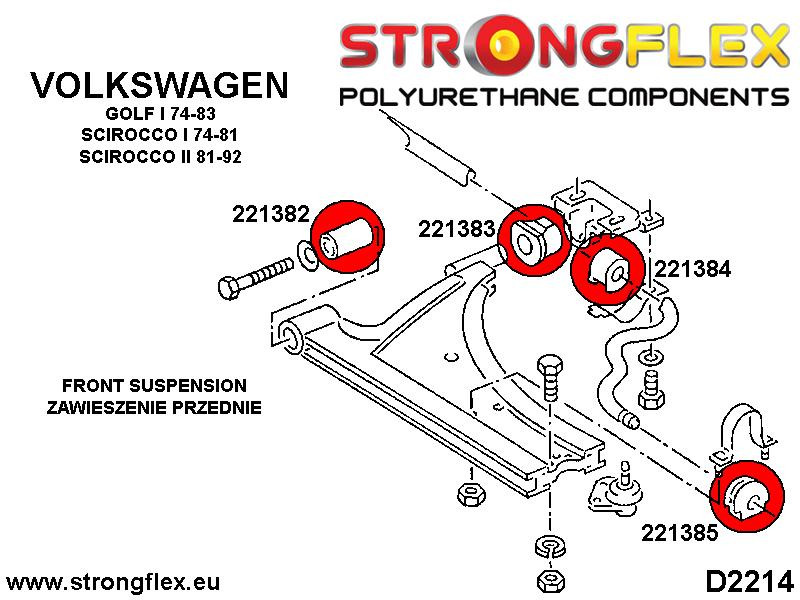 Foran link arm bag bøsning SPORT