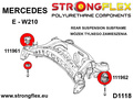 Bag subframe bøsningssats SPORT