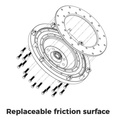 Adapterkit Volvo hvid motor - BMW ZF GS6-53DZ gearkasse