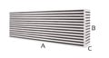 Garrett Intercooler celle pakke (457x307x114)