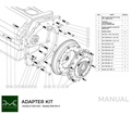 PMC Adapter sæt Honda K - Mazda RX-8 6-speed - 240mm / 9.45"