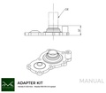 PMC Adapter sæt Honda K - Mazda RX-8 6-speed - 240mm / 9.45"