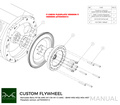PMC Adapter sæt Mercedes-Benz M156 - BMW M57 / E46 S54 M3 - 184mm / 7.25"