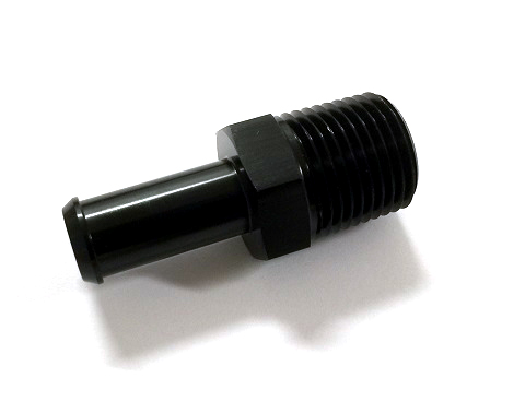 3/8" NPT - 12,5mm Slange adapter