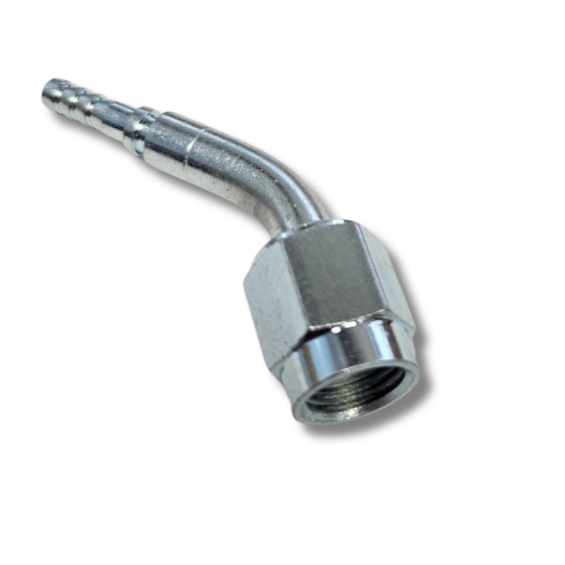 Presfitting hun 7/16-20 45 grader konkav (drejelig)