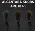 REVIN Gear Knop Special Alcantara (Rød)