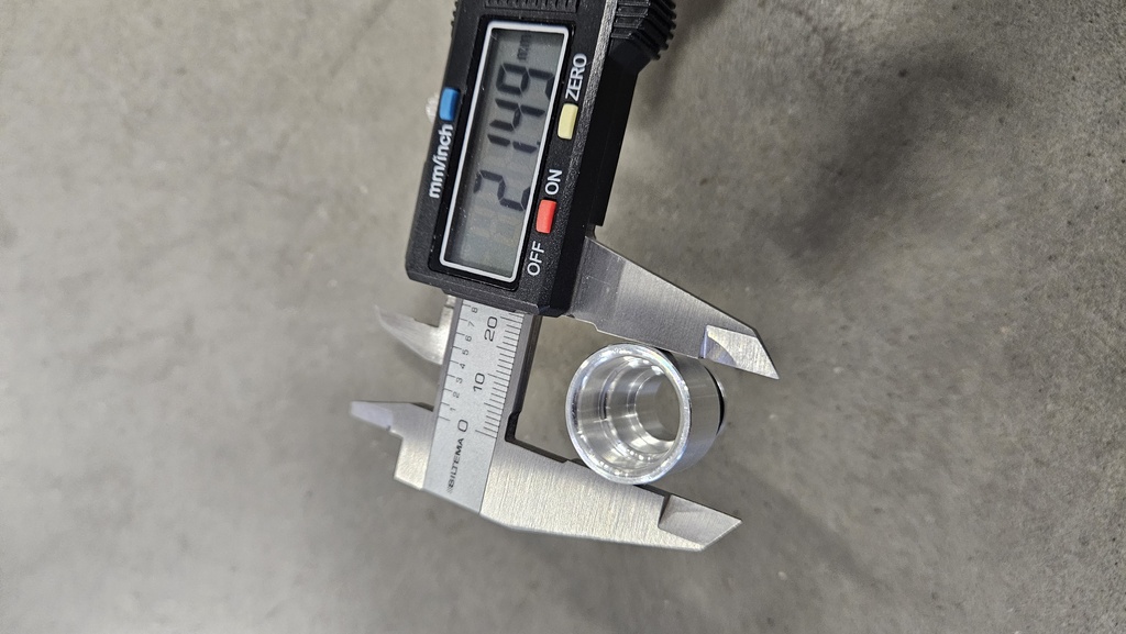 Adapter / afstandsstykke til 14 mm injektor (til svejsning)