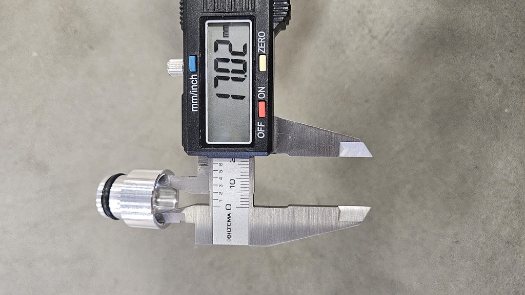 Adapter / afstandsstykke til 14 mm injektor (til svejsning)