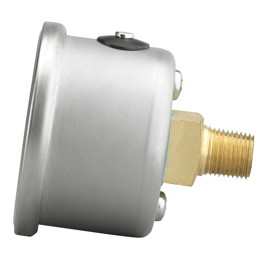 1-1/2" Pressure, 0-15 Psi, Silver