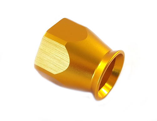 Tryk ærme AN12 guld PTFE