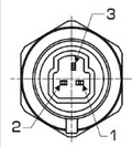 olietryk / brændstoftryk sensor 1/8" NPT
