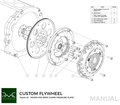 PMC svinghjul Toyota JZ 1JZ 2JZ 240mm